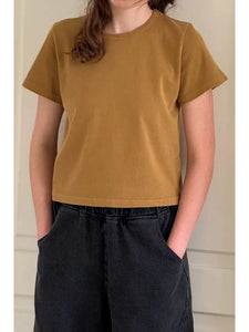 LE BON SHOPPE THE LITTLE BOY TEE ||  BUTTERSCOTCH