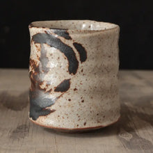 Load image into Gallery viewer, WILD CLAY HOURGLASS TEACUP GRANITE GLAZE
