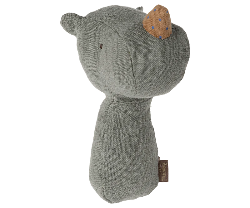 MAILEG LULLABY FRIENDS MOUSE RATTLE || RHINO PINE