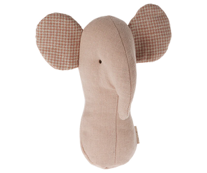 MAILEG LULLABY FRIENDS MOUSE RATTLE || ELEPHANT ROSE