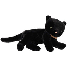 Load image into Gallery viewer, MAILEG Sleeping kitten plush, Medium - Black
