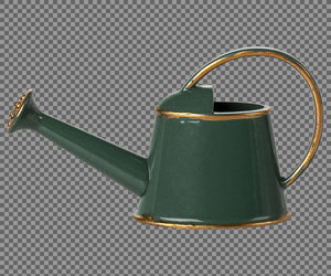 PREORDER -  MAILEG WATERING CAN, MOUSE || DARK GREEN