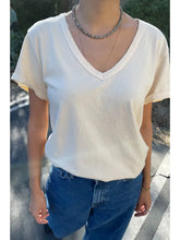 Load image into Gallery viewer, LE BON SHOPPE ORGANIC COTTON LA VIE TEE || HORCHATA
