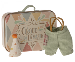 MAILEG CLOWN CLOTHES IN SUITCASE || LITTLE BROTHER MOUSE - PREORDER