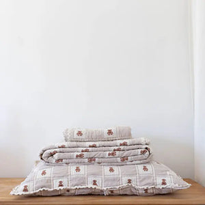 NEW GRAIN PATCHWORK PILLOWCASE || TEDDY