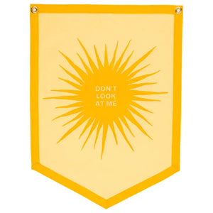 OXFORD PENNANT || DON'T LOOK AT ME CAMP FLAG