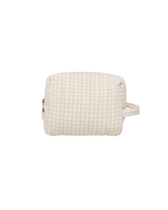 QUINCY MAE TOILETRY BAG || OAT CHECK