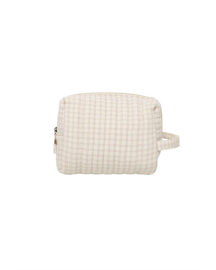 QUINCY MAE TOILETRY BAG || OAT CHECK