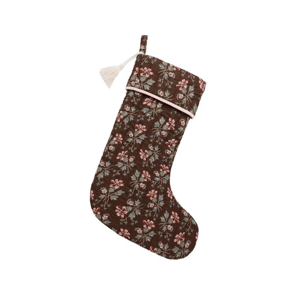 RYLEE + CRU CHRISTMAS STOCKING || WINTER FLORAL