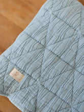 Load image into Gallery viewer, NEW GRAIN QUILTED BABY BLANKET || POWDER
