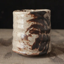 Load image into Gallery viewer, WILD CLAY HOURGLASS TEACUP GRANITE GLAZE
