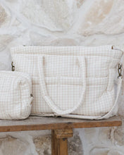 Load image into Gallery viewer, QUINCY MAE TOILETRY BAG || OAT CHECK
