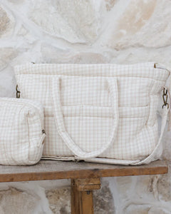 QUINCY MAE TOILETRY BAG || OAT CHECK