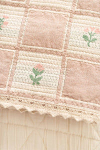 NEW GRAIN TEDDY PATCHWORK BLANKET || FLEUR