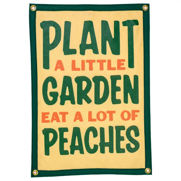 OXFORD PENNANT PLANT A LITTLE GARDEN EAT A LOT OF PEACHES || JOHN PRINE