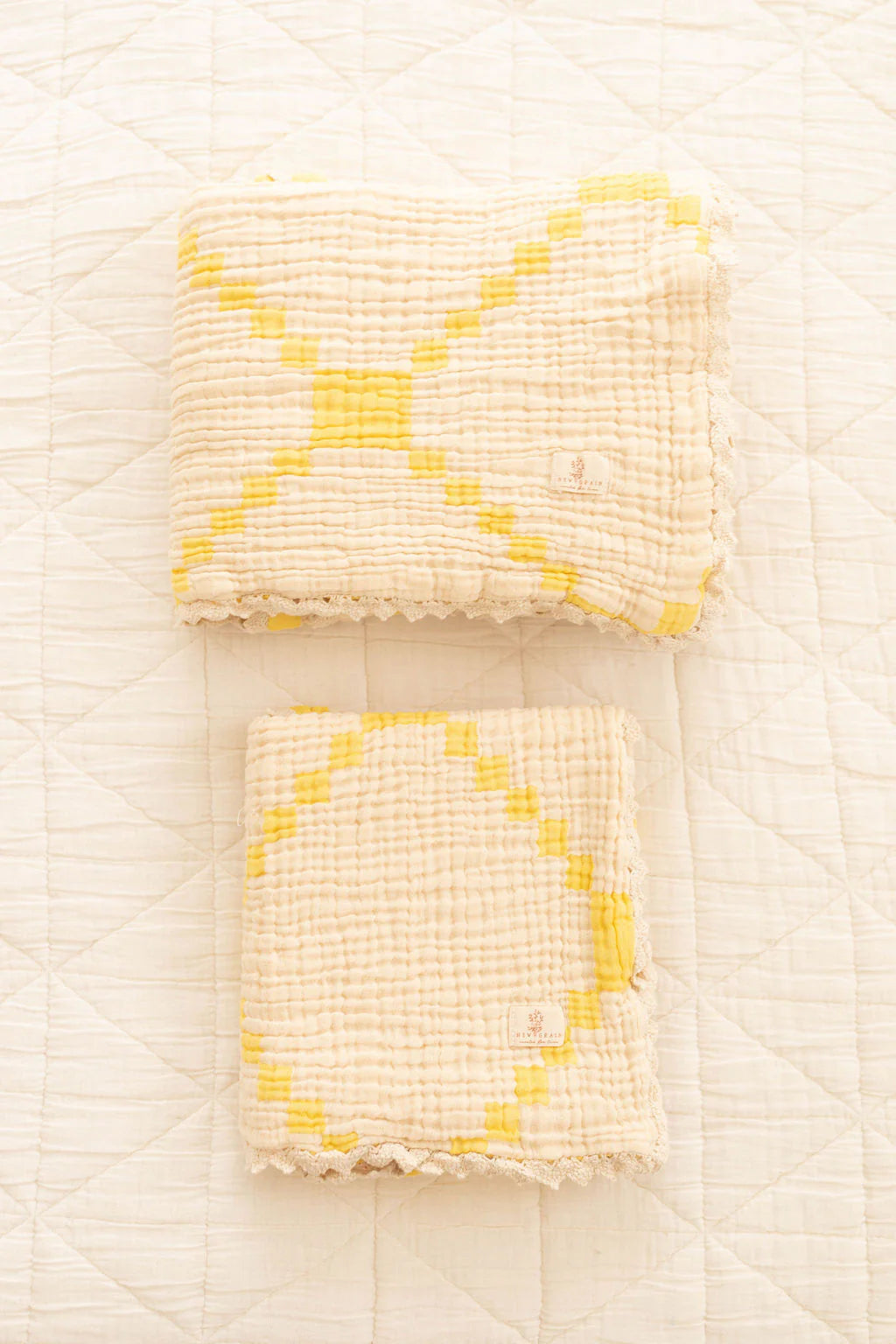 NEW GRAIN LAYERED GAUZE BLANKET || BUTTER