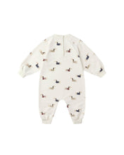 Load image into Gallery viewer, RYLEE + CRU RAGLAN JUMPSUIT || DACHSHUND
