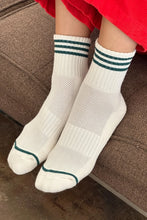 Load image into Gallery viewer, LE BON SHOPPE GIRLFRIEND SOCKS || EGRET
