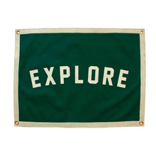 Load image into Gallery viewer, OXFORD PENNANT EXPLORE CAMP FLAG
