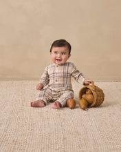 Load image into Gallery viewer, QUINCY MAE POCKETED WOVEN JUMPSUIT FALL PLAID
