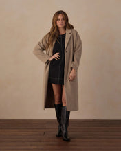Load image into Gallery viewer, RYLEE &amp; CRU WOMEN'S PRESLEY LONGLINE COAT STONE
