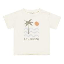 Load image into Gallery viewer, RYLEE + CRU RAW EDGE TEE || SANTORINO
