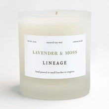 Load image into Gallery viewer, LINEAGE LAVENDER + MOSS SOY CANDLE
