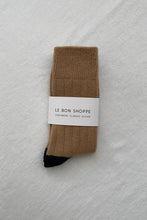 Load image into Gallery viewer, LE BON SHOPPE CLASSIC CASHMERE SOCKS || CAMEL
