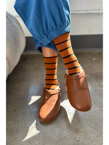 LE BON SHOPPE WALLY SOCKS || CAMEL