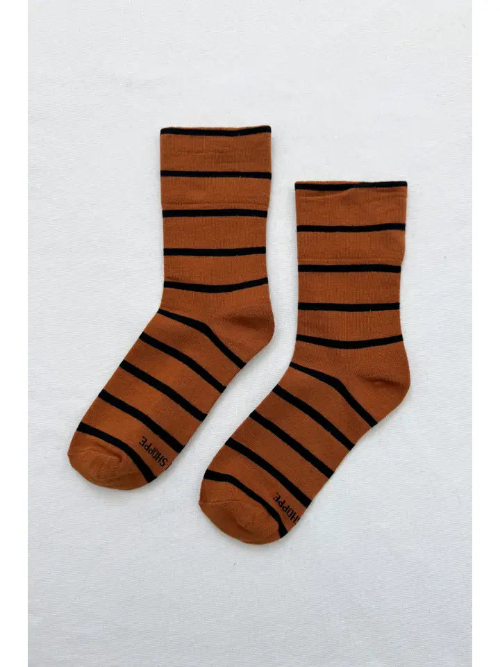 LE BON SHOPPE WALLY SOCKS || CAMEL