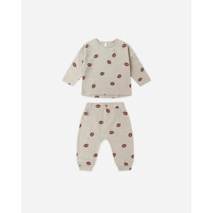 RYLEE + CRU TEE + PANT SET || FOOTBALLS
