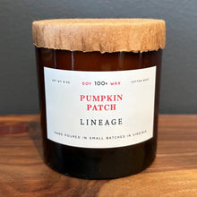 Load image into Gallery viewer, LINEAGE PUMPKIN PATCH SOY CANDLE
