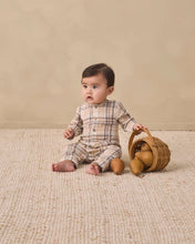 Load image into Gallery viewer, QUINCY MAE POCKETED WOVEN JUMPSUIT FALL PLAID
