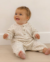 Load image into Gallery viewer, QUINCY MAE HENLEY BUBBLE JUMPSUIT FLORET
