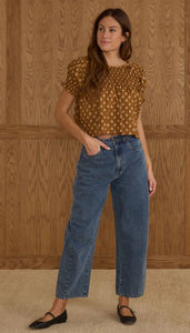 RYLEE + CRU BARREL PANT | INDIGO DENIM
