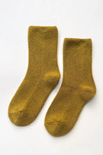 Load image into Gallery viewer, LE BON SHOPPE CLOUD SOCKS || GREEN OLIVE
