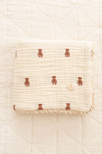 NEW GRAIN LAYERED GAUZE BLANKET || TEDDY