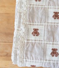 Load image into Gallery viewer, NEW GRAIN PATCHWORK TWIN BLANKET || TEDDY
