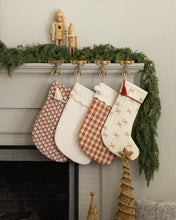Load image into Gallery viewer, RYLEE + CRU CHRISTMAS STOCKING || RUBY BOWS
