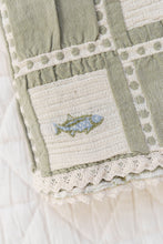 Load image into Gallery viewer, NEW GRAIN PATCHWORK BLANKET || FISH
