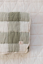 Load image into Gallery viewer, NEW GRAIN HERITAGE PLAID QUILT || BASIL
