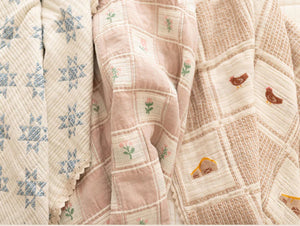 NEW GRAIN PATCHWORK BLANKET || FARM