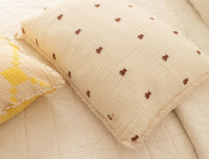 NEW GRAIN LAYERED GAUZE PILLOWCASE || TEDDY