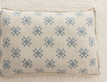 Load image into Gallery viewer, NEW GRAIN STAR QUILT PILLOWCASE || SKY
