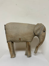 Load image into Gallery viewer, PRIMITIVE STRAW STUFFED ELEPHANT
