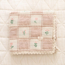 Load image into Gallery viewer, NEW GRAIN TEDDY PATCHWORK BLANKET || FLEUR
