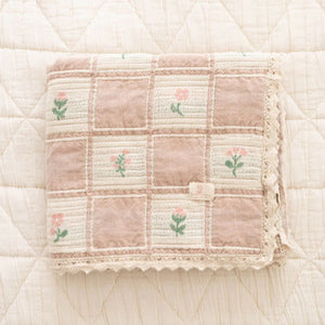 NEW GRAIN TEDDY PATCHWORK BLANKET || FLEUR