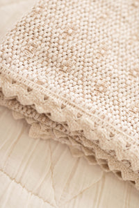 NEW GRAIN CROCHET BLANKET || SAND