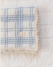 Load image into Gallery viewer, NEW GRAIN FRENCH PLAID QUILT || POWDER
