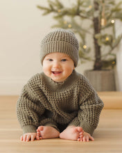 Load image into Gallery viewer, SALE - QUINCY MAE CHUNKY KNIT SWEATER || FOREST
